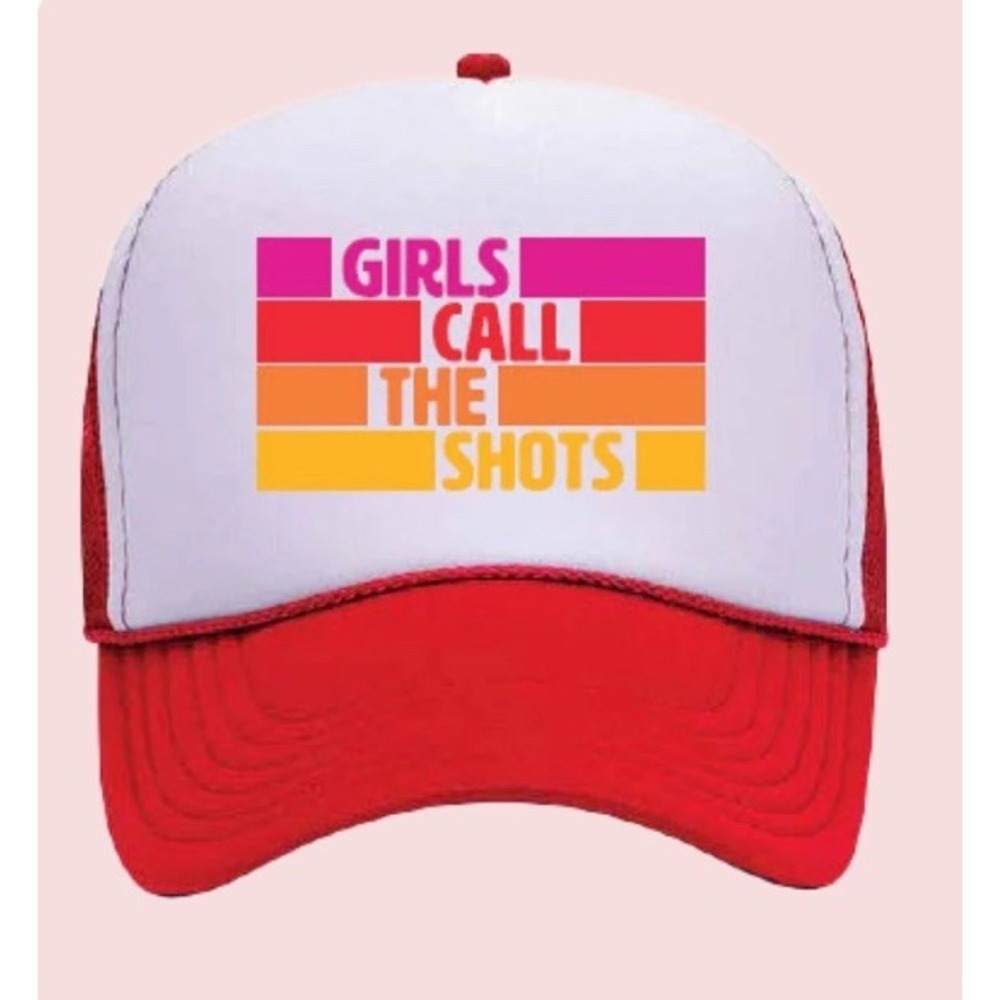 Girls Call‎ The Shots Trucker Snapback Hat 21 Seeds Tequila Brand Red